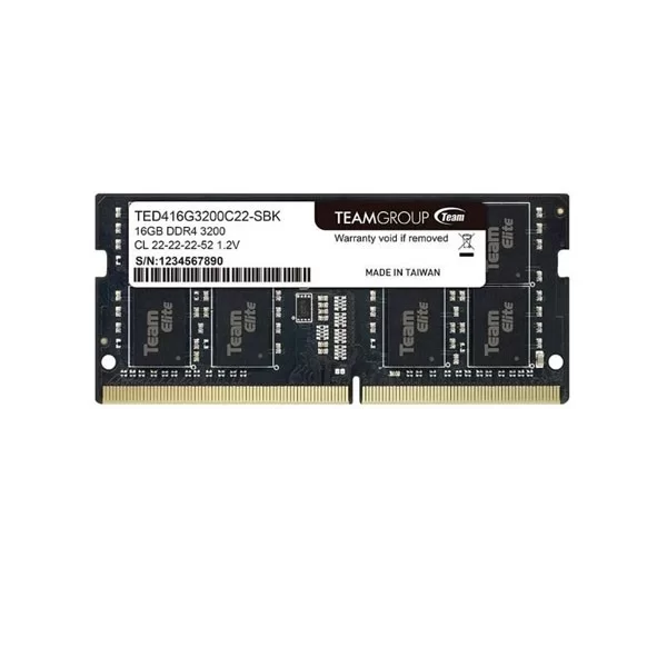 Team Elite 16GB SO-DIMM DDR4-3200 CL22 PC PORTABLE